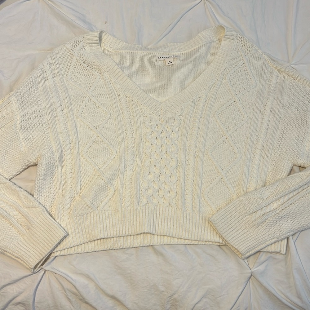 Cream sweater